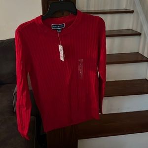 Red Karen Scott pullover sweater size medium
